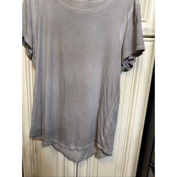 Lululemon Women's Love Crew Neck Short Sleeve Athletic T-Shirt Purple Large - Picture 6 of 9